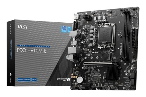 Msi pro h610m motherboard - msi,