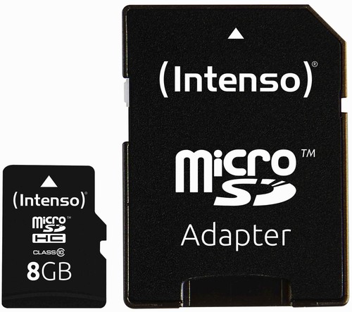 Intenso micro sdhc karte - karte, 8gb