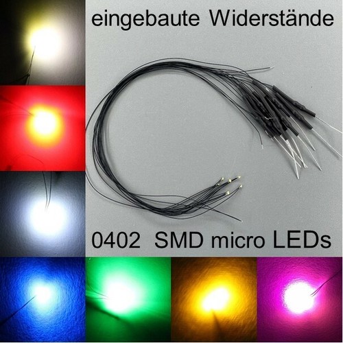 Verkabelt 0402 mini - mini, leds