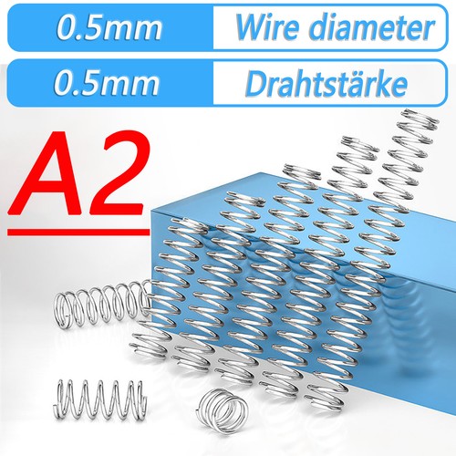 Micro druckfeder edelstahl - micro,