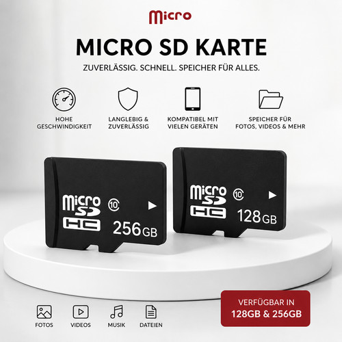 Micro speicherkarte - micro, sd